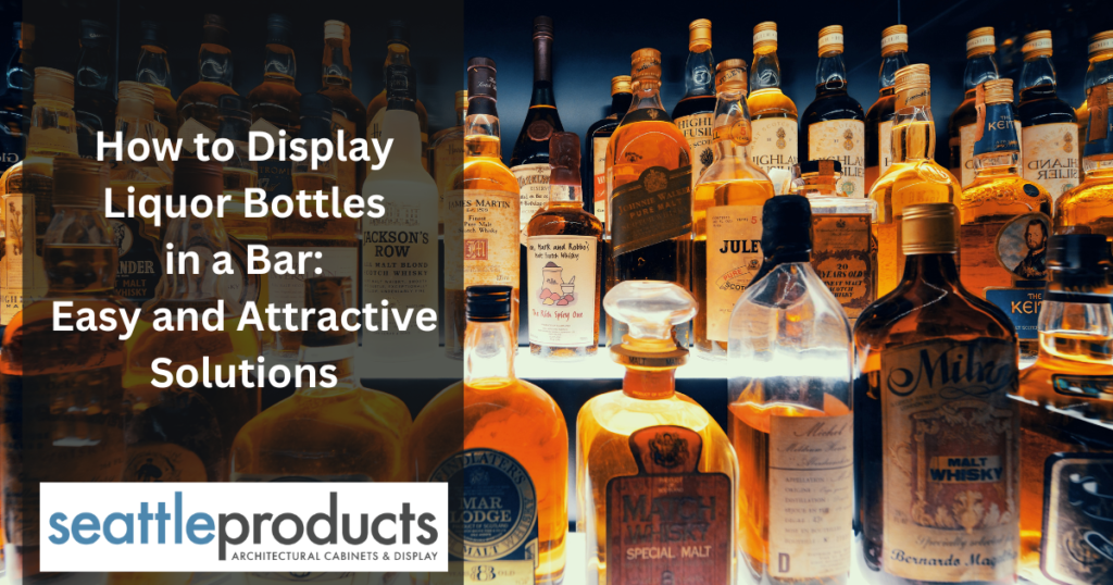 how to display liquor bottles in a bar easy and attractive techniques